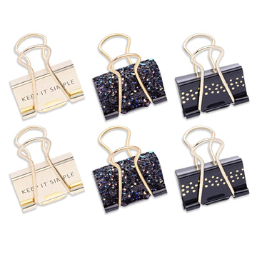 Binder Clip Especial Preto Night